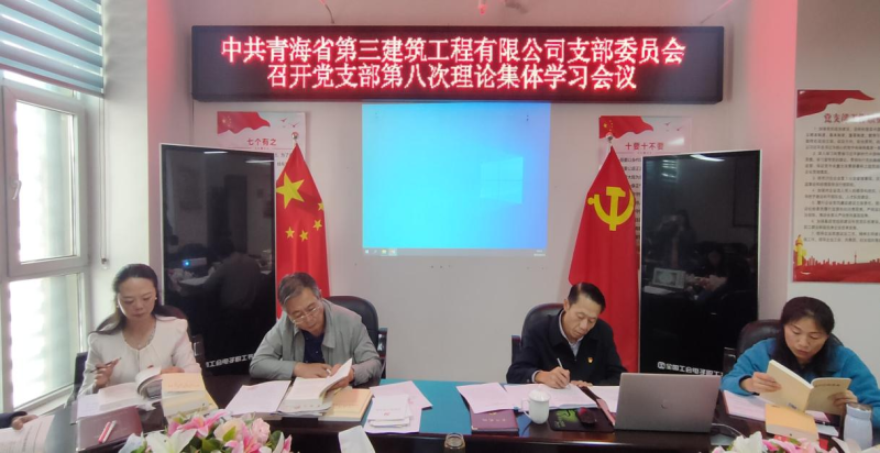 三建公司黨支部召開第八次理論集體學(xué)習(xí)會(huì) ----集團(tuán)黨委委員、紀(jì)委書記講主題教育專題黨課