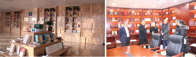 省委常委、省總工會(huì)主席馬吉孝同志來我司為全國職工書屋示范點(diǎn)揭牌